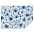 thumbnail image 1 of Pioneer Flower Floral Print Pattern Rectangle Tablecloth 60"x84",Waterproof Polyester Rectangle Table Cloth, Wipeable Spillproof Polyester Tablecloth for Dining, Camping, Indoor and Outdoor, 1 of 5