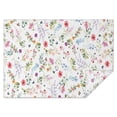 thumbnail image 1 of Pioneer Flower Floral Print Pattern Rectangle Tablecloth 60"x84",Waterproof Polyester Rectangle Table Cloth, Wipeable Spillproof Polyester Tablecloth for Dining, Camping, Indoor and Outdoor, 1 of 5