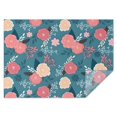 thumbnail image 1 of Pioneer Flower Floral Print Pattern Rectangle Tablecloth 60"x84",Waterproof Polyester Rectangle Table Cloth, Wipeable Spillproof Polyester Tablecloth for Dining, Camping, Indoor and Outdoor, 1 of 5