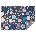 thumbnail image 1 of Pioneer Flower Floral Print Pattern Rectangle Tablecloth 60"x84",Waterproof Polyester Rectangle Table Cloth, Wipeable Spillproof Polyester Tablecloth for Dining, Camping, Indoor and Outdoor, 1 of 5