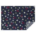 thumbnail image 1 of Pioneer Flower Floral Print Pattern Rectangle Tablecloth 60"x84",Waterproof Polyester Rectangle Table Cloth, Wipeable Spillproof Polyester Tablecloth for Dining, Camping, Indoor and Outdoor, 1 of 5