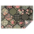 thumbnail image 1 of Pioneer Flower Floral Print Pattern Rectangle Tablecloth 60"x84",Waterproof Polyester Rectangle Table Cloth, Wipeable Spillproof Polyester Tablecloth for Dining, Camping, Indoor and Outdoor, 1 of 5