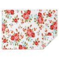 thumbnail image 1 of Pioneer Flower Floral Print Pattern Rectangle Tablecloth 60"x84",Waterproof Polyester Rectangle Table Cloth, Wipeable Spillproof Polyester Tablecloth for Dining, Camping, Indoor and Outdoor, 1 of 5