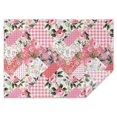 thumbnail image 1 of Pioneer Flower Floral Print Pattern Rectangle Tablecloth 60"x84",Waterproof Polyester Rectangle Table Cloth, Wipeable Spillproof Polyester Tablecloth for Dining, Camping, Indoor and Outdoor, 1 of 5