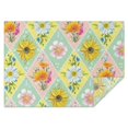 thumbnail image 1 of Pioneer Flower Floral Print Pattern Rectangle Tablecloth 60"x84",Waterproof Polyester Rectangle Table Cloth, Wipeable Spillproof Polyester Tablecloth for Dining, Camping, Indoor and Outdoor, 1 of 5