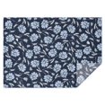 thumbnail image 1 of Pioneer Flower Floral Print Pattern Rectangle Tablecloth 60"x84",Waterproof Polyester Rectangle Table Cloth, Wipeable Spillproof Polyester Tablecloth for Dining, Camping, Indoor and Outdoor, 1 of 5