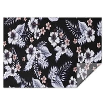 Pioneer Flower Floral Print Pattern Rectangle Tablecloth 60"x84",Waterproof Polyester Rectangle Table Cloth, Wipeable Spillproof Polyester Tablecloth for Dining, Camping, Indoor and Outdoor