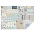 thumbnail image 1 of Pioneer Flower Floral Print Pattern Rectangle Tablecloth 60"x84",Waterproof Polyester Rectangle Table Cloth, Wipeable Spillproof Polyester Tablecloth for Dining, Camping, Indoor and Outdoor, 1 of 5