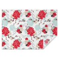 thumbnail image 1 of Pioneer Flower Floral Print Pattern Rectangle Tablecloth 60"x84",Waterproof Polyester Rectangle Table Cloth, Wipeable Spillproof Polyester Tablecloth for Dining, Camping, Indoor and Outdoor, 1 of 5