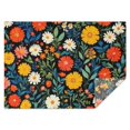 thumbnail image 1 of Pioneer Flower Floral Print Pattern Rectangle Tablecloth 60"x84",Waterproof Polyester Rectangle Table Cloth, Wipeable Spillproof Polyester Tablecloth for Dining, Camping, Indoor and Outdoor, 1 of 5