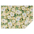 thumbnail image 1 of Pioneer Flower Floral Print Pattern Rectangle Tablecloth 60"x84",Waterproof Polyester Rectangle Table Cloth, Wipeable Spillproof Polyester Tablecloth for Dining, Camping, Indoor and Outdoor, 1 of 5