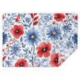 thumbnail image 1 of Pioneer Flower Floral Print Pattern Rectangle Tablecloth 60"x84",Waterproof Polyester Rectangle Table Cloth, Wipeable Spillproof Polyester Tablecloth for Dining, Camping, Indoor and Outdoor, 1 of 5