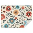 thumbnail image 1 of Pioneer Flower Floral Print Pattern Rectangle Tablecloth 60"x84",Waterproof Polyester Rectangle Table Cloth, Wipeable Spillproof Polyester Tablecloth for Dining, Camping, Indoor and Outdoor, 1 of 5
