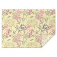 thumbnail image 1 of Pioneer Flower Floral Print Pattern Rectangle Tablecloth 60"x84",Waterproof Polyester Rectangle Table Cloth, Wipeable Spillproof Polyester Tablecloth for Dining, Camping, Indoor and Outdoor, 1 of 5