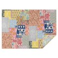 thumbnail image 1 of Pioneer Flower Floral Print Pattern Rectangle Tablecloth 60"x84",Waterproof Polyester Rectangle Table Cloth, Wipeable Spillproof Polyester Tablecloth for Dining, Camping, Indoor and Outdoor, 1 of 5