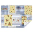 thumbnail image 1 of Pioneer Flower Floral Print Pattern Rectangle Tablecloth 60"x84",Waterproof Polyester Rectangle Table Cloth, Wipeable Spillproof Polyester Tablecloth for Dining, Camping, Indoor and Outdoor, 1 of 5