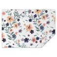 thumbnail image 1 of Pioneer Flower Floral Print Pattern Rectangle Tablecloth 60"x84",Waterproof Polyester Rectangle Table Cloth, Wipeable Spillproof Polyester Tablecloth for Dining, Camping, Indoor and Outdoor, 1 of 5