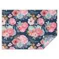 thumbnail image 1 of Pioneer Flower Floral Print Pattern Rectangle Tablecloth 60"x84",Waterproof Polyester Rectangle Table Cloth, Wipeable Spillproof Polyester Tablecloth for Dining, Camping, Indoor and Outdoor, 1 of 5