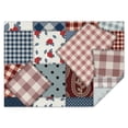 thumbnail image 1 of Pioneer Flower Floral Print Pattern Rectangle Tablecloth 60"x84",Waterproof Polyester Rectangle Table Cloth, Wipeable Spillproof Polyester Tablecloth for Dining, Camping, Indoor and Outdoor, 1 of 5