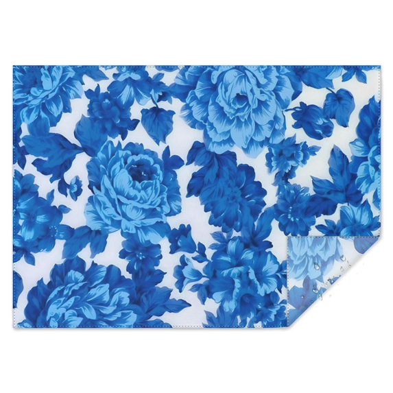 Pioneer Flower Floral Print Pattern Rectangle Tablecloth 60"x84",Waterproof Polyester Rectangle Table Cloth, Wipeable Spillproof Polyester Tablecloth for Dining, Camping, Indoor and Outdoor