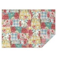 thumbnail image 1 of Pioneer Flower Floral Print Pattern Rectangle Tablecloth 60"x84",Waterproof Polyester Rectangle Table Cloth, Wipeable Spillproof Polyester Tablecloth for Dining, Camping, Indoor and Outdoor, 1 of 5