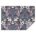 thumbnail image 1 of Pioneer Flower Floral Print Pattern Rectangle Tablecloth 60"x84",Waterproof Polyester Rectangle Table Cloth, Wipeable Spillproof Polyester Tablecloth for Dining, Camping, Indoor and Outdoor, 1 of 5