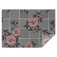 thumbnail image 1 of Pioneer Flower Floral Print Pattern Rectangle Tablecloth 60"x84",Waterproof Polyester Rectangle Table Cloth, Wipeable Spillproof Polyester Tablecloth for Dining, Camping, Indoor and Outdoor, 1 of 5