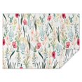 thumbnail image 1 of Pioneer Flower Floral Print Pattern Rectangle Tablecloth 60"x84",Waterproof Polyester Rectangle Table Cloth, Wipeable Spillproof Polyester Tablecloth for Dining, Camping, Indoor and Outdoor, 1 of 5