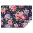 thumbnail image 1 of Pioneer Flower Floral Print Pattern Rectangle Tablecloth 60"x84",Waterproof Polyester Rectangle Table Cloth, Wipeable Spillproof Polyester Tablecloth for Dining, Camping, Indoor and Outdoor, 1 of 5