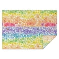 thumbnail image 1 of Pioneer Flower Floral Print Pattern Rectangle Tablecloth 60"x84",Waterproof Polyester Rectangle Table Cloth, Wipeable Spillproof Polyester Tablecloth for Dining, Camping, Indoor and Outdoor, 1 of 5