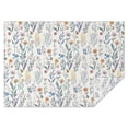 thumbnail image 1 of Pioneer Flower Floral Print Pattern Rectangle Tablecloth 60"x84",Waterproof Polyester Rectangle Table Cloth, Wipeable Spillproof Polyester Tablecloth for Dining, Camping, Indoor and Outdoor, 1 of 5
