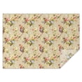 thumbnail image 1 of Pioneer Flower Floral Print Pattern Rectangle Tablecloth 60"x84",Waterproof Polyester Rectangle Table Cloth, Wipeable Spillproof Polyester Tablecloth for Dining, Camping, Indoor and Outdoor, 1 of 5