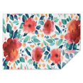 thumbnail image 1 of Pioneer Flower Floral Print Pattern Rectangle Tablecloth 60"x84",Waterproof Polyester Rectangle Table Cloth, Wipeable Spillproof Polyester Tablecloth for Dining, Camping, Indoor and Outdoor, 1 of 5