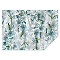 Pioneer Flower Floral Print Pattern Rectangle Tablecloth 60"x84",Waterproof Polyester Rectangle Table Cloth, Wipeable Spillproof Polyester Tablecloth for Dining, Camping, Indoor and Outdoor