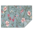 thumbnail image 1 of Pioneer Flower Floral Print Pattern Rectangle Tablecloth 60"x84",Waterproof Polyester Rectangle Table Cloth, Wipeable Spillproof Polyester Tablecloth for Dining, Camping, Indoor and Outdoor, 1 of 5