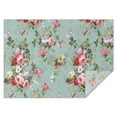 thumbnail image 1 of Pioneer Flower Floral Print Pattern Rectangle Tablecloth 60"x84",Waterproof Polyester Rectangle Table Cloth, Wipeable Spillproof Polyester Tablecloth for Dining, Camping, Indoor and Outdoor, 1 of 5