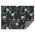 thumbnail image 1 of Pioneer Flower Floral Print Pattern Rectangle Tablecloth 60"x84",Waterproof Polyester Rectangle Table Cloth, Wipeable Spillproof Polyester Tablecloth for Dining, Camping, Indoor and Outdoor, 1 of 5