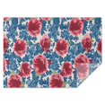 thumbnail image 1 of Pioneer Flower Floral Print Pattern Rectangle Tablecloth 60"x84",Waterproof Polyester Rectangle Table Cloth, Wipeable Spillproof Polyester Tablecloth for Dining, Camping, Indoor and Outdoor, 1 of 5