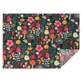 thumbnail image 1 of Pioneer Flower Floral Print Pattern Rectangle Tablecloth 60"x84",Waterproof Polyester Rectangle Table Cloth, Wipeable Spillproof Polyester Tablecloth for Dining, Camping, Indoor and Outdoor, 1 of 5