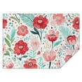 thumbnail image 1 of Pioneer Flower Floral Print Pattern Rectangle Tablecloth 60"x84",Waterproof Polyester Rectangle Table Cloth, Wipeable Spillproof Polyester Tablecloth for Dining, Camping, Indoor and Outdoor, 1 of 5