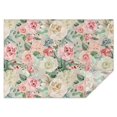 thumbnail image 1 of Pioneer Flower Floral Print Pattern Rectangle Tablecloth 60"x84",Waterproof Polyester Rectangle Table Cloth, Wipeable Spillproof Polyester Tablecloth for Dining, Camping, Indoor and Outdoor, 1 of 5