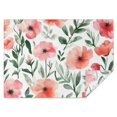 thumbnail image 1 of Pioneer Flower Floral Print Pattern Rectangle Tablecloth 60"x84",Waterproof Polyester Rectangle Table Cloth, Wipeable Spillproof Polyester Tablecloth for Dining, Camping, Indoor and Outdoor, 1 of 5
