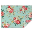 thumbnail image 1 of Pioneer Flower Floral Print Pattern Rectangle Tablecloth 60"x84",Waterproof Polyester Rectangle Table Cloth, Wipeable Spillproof Polyester Tablecloth for Dining, Camping, Indoor and Outdoor, 1 of 5