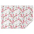 thumbnail image 1 of Pioneer Flower Floral Print Pattern Rectangle Tablecloth 60"x84",Waterproof Polyester Rectangle Table Cloth, Wipeable Spillproof Polyester Tablecloth for Dining, Camping, Indoor and Outdoor, 1 of 5
