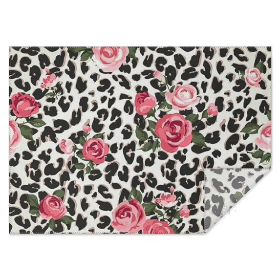 Pioneer Flower Floral Print Pattern Rectangle Tablecloth 60"x84",Waterproof Polyester Rectangle Table Cloth, Wipeable Spillproof Polyester Tablecloth for Dining, Camping, Indoor and Outdoor