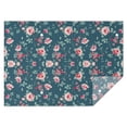 thumbnail image 1 of Pioneer Flower Floral Print Pattern Rectangle Tablecloth 60"x84",Waterproof Polyester Rectangle Table Cloth, Wipeable Spillproof Polyester Tablecloth for Dining, Camping, Indoor and Outdoor, 1 of 5