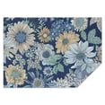 thumbnail image 1 of Pioneer Flower Floral Print Pattern Rectangle Tablecloth 60"x84",Waterproof Polyester Rectangle Table Cloth, Wipeable Spillproof Polyester Tablecloth for Dining, Camping, Indoor and Outdoor, 1 of 5