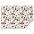 thumbnail image 1 of Pioneer Flower Floral Print Pattern Rectangle Tablecloth 60"x84",Waterproof Polyester Rectangle Table Cloth, Wipeable Spillproof Polyester Tablecloth for Dining, Camping, Indoor and Outdoor, 1 of 5