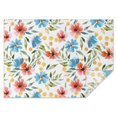 thumbnail image 1 of Pioneer Flower Floral Print Pattern Rectangle Tablecloth 60"x84",Waterproof Polyester Rectangle Table Cloth, Wipeable Spillproof Polyester Tablecloth for Dining, Camping, Indoor and Outdoor, 1 of 5
