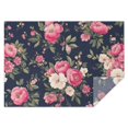 thumbnail image 1 of Pioneer Flower Floral Print Pattern Rectangle Tablecloth 60"x84",Waterproof Polyester Rectangle Table Cloth, Wipeable Spillproof Polyester Tablecloth for Dining, Camping, Indoor and Outdoor, 1 of 5